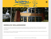 Tablet Screenshot of grundschule-suitbertus.de
